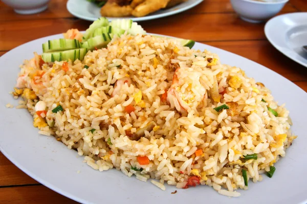 Nasi goreng udang. — Stok Foto