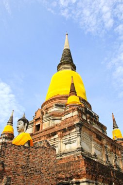 Eski tapınak mimarisi, Wat Yai Chai Mongkol, Ayutthaya, Tha