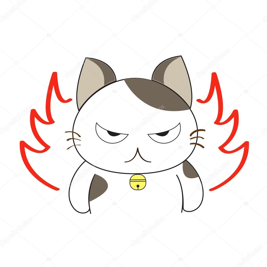 かわいい猫のキャラクター ストックベクター C Doraclub