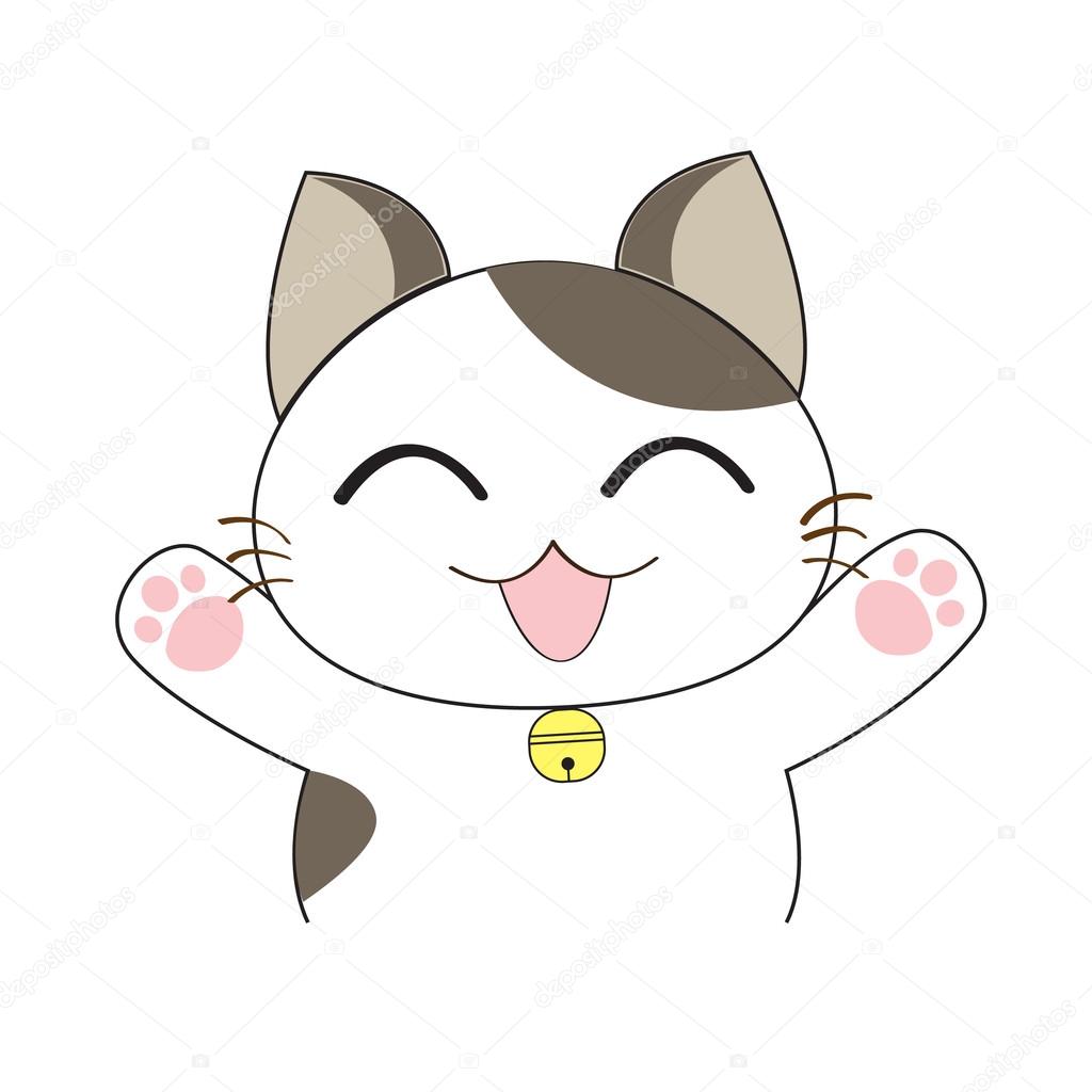 Cute cat character