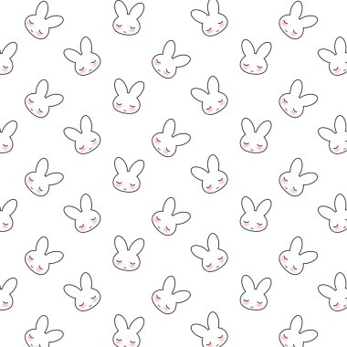 Vektör bunny seamless modeli