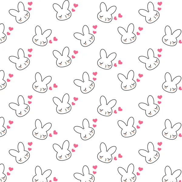 Vektör bunny seamless modeli