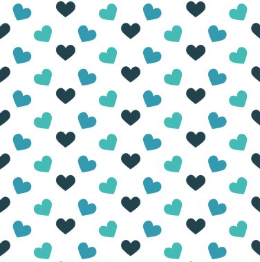 romantik desen yürekleri. vektör çizim. arka plan