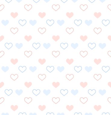 romantik desen yürekleri. vektör çizim. arka plan