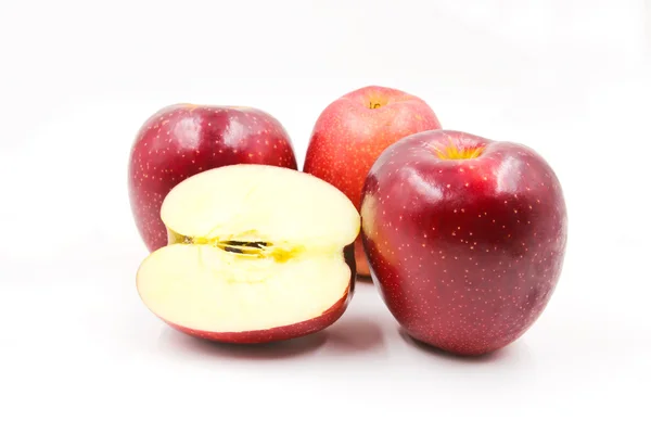 Red Apple isolated on white background. — Stock Photo, Image