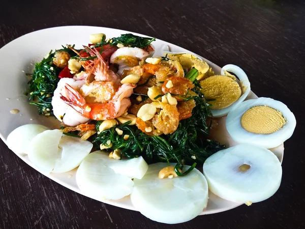 Тайська гострий салат — стокове фото