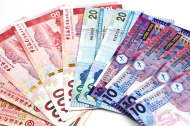Hong Kong Doları banknot. Hong Kong Doları Ulusal cur olduğunu