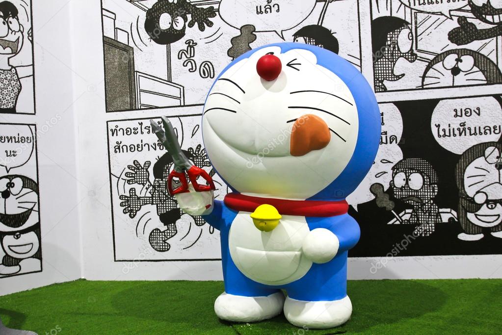 BANGKOK - DECEMBER 03, 2015 : Photo of Doraemon mascot replica