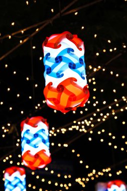 Bangkok - 7 Aralık: Dekorasyon Rachadamnoen yolda