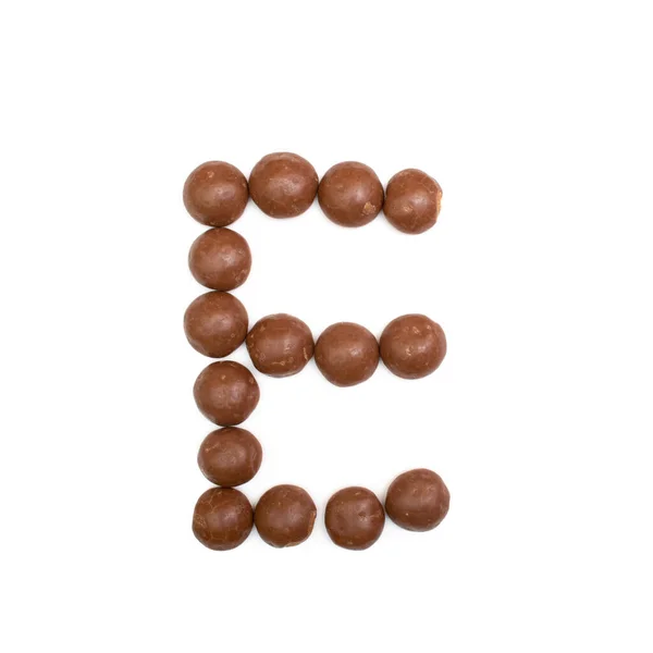 Brevet Skrivet Brun Choklad Pepernoten Traditionell Holländsk Godis För Sinterklaas — Stockfoto