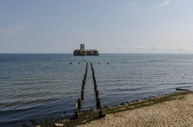Babie Doly Polonya 'daki Baltık Denizi' nde 2. Dünya Savaşı torpido platformu