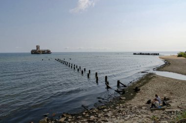 Babie Doly Polonya 'daki Baltık Denizi' nde 2. Dünya Savaşı torpido platformu