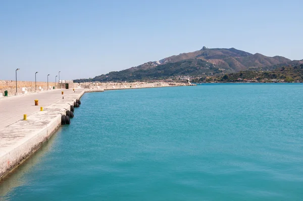 Puerto vacío en Zakynthos — Foto de Stock