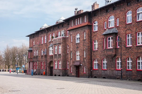 Nikiszowiec, osada górników starego węgla w Katowice, Polska — Zdjęcie stockowe