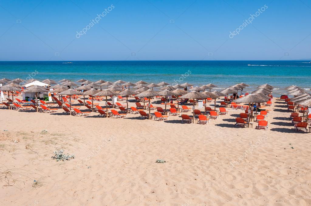 Banana Beach On Zakynthos Island Stock Photo Mkos83