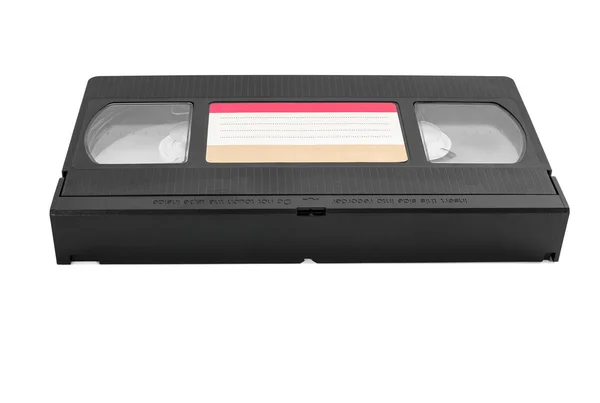 VHS-kassett på vit bakgrund — Stockfoto