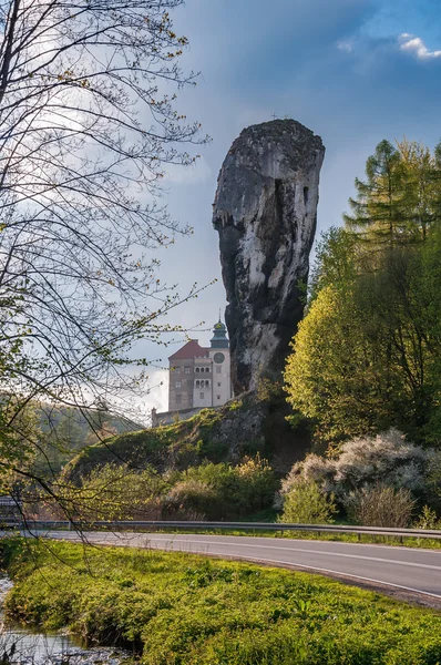 Rock llamado Hércules Club en el Parque Nacional de Ojcow — Foto de Stock