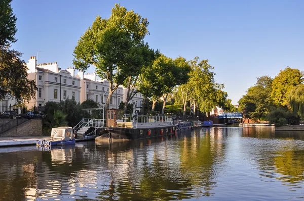 Little Venice canal on London — Stock Photo, Image