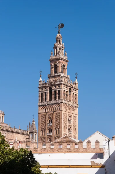 Torre Giralda de la Catedral de Sevilla — Foto de Stock