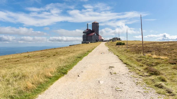 Antigo Edifício Transmissor Sniezne Kotly Polonês Montanhas Gigantes — Fotografia de Stock