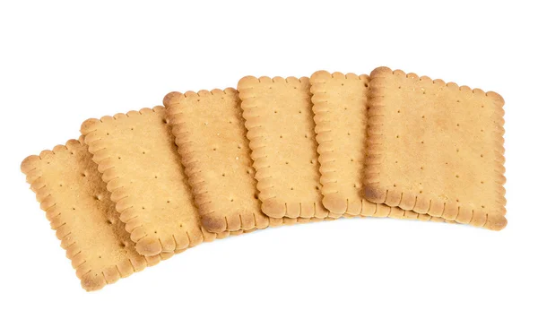 Galletas sobre fondo blanco — Foto de Stock