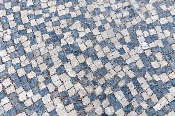 Primo piano di pavimentazione tipica portoghese, calcada — Foto Stock