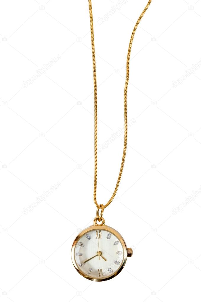 halsband med klocka