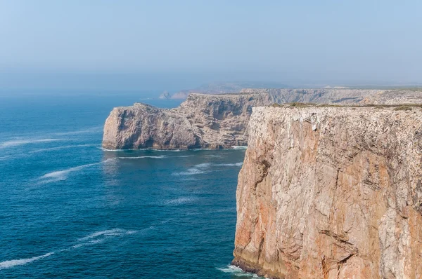 Orilla del acantilado del Cabo San Vicente en Portugal —  Fotos de Stock