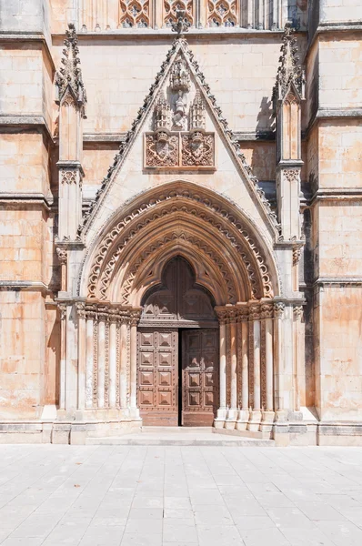 Dekoratív portál, a Batalha kolostor — Stock Fotó