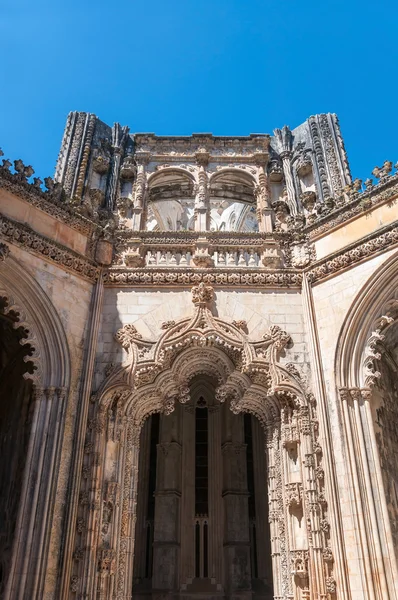 Portail des chapelles inachevées au monastère de Batalha — Photo