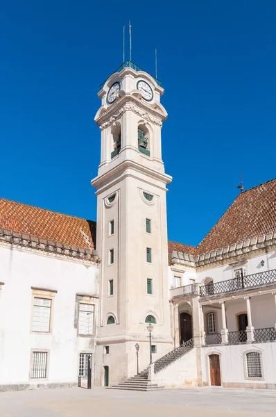 Saat Kulesi Coimbra Üniversitesi — Stok fotoğraf