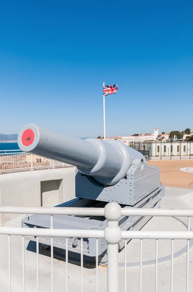 Vieux canon sur Gibraltar — Photo