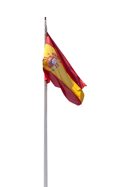 スペインの旗を振ってください。 — ストック写真