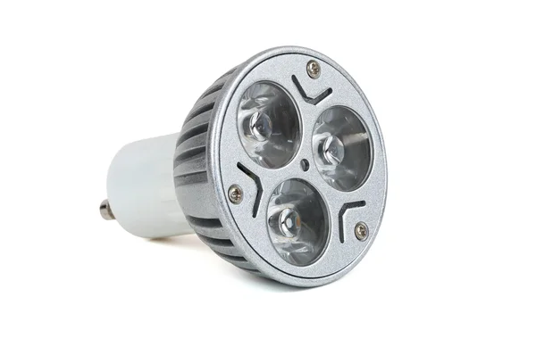 Energy saving LED light bulb on white background — Stock Photo, Image
