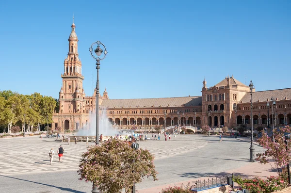 Plaza de Espana in Sevilla, Spanje — Stockfoto