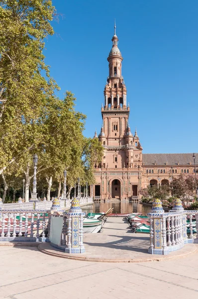 Torre de la plaza de España en Sevilla — Foto de Stock