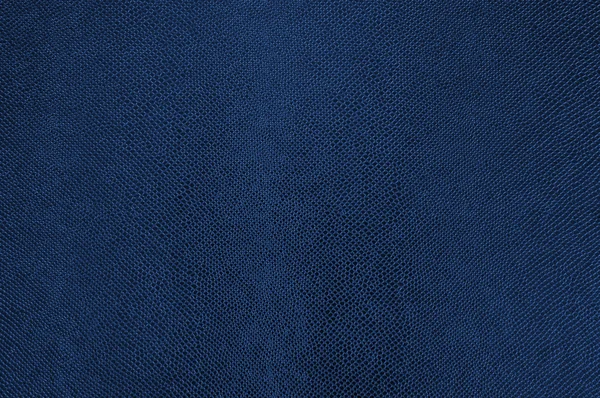 Textura de cuero azul como fondo — Foto de Stock