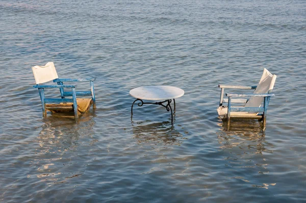 Mesa no mar — Fotografia de Stock