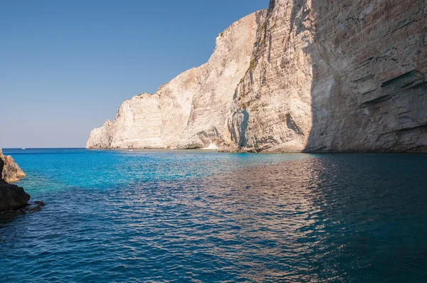 Beautiful cliff coast of Zakynthos Island — Stock Photo, Image