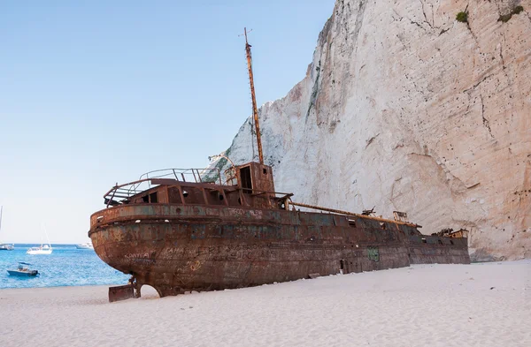 Célèbre naufrage sur Navagio Beach — Photo