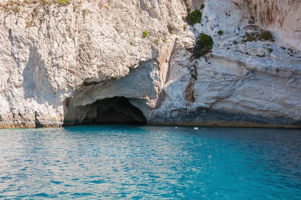 Blue caves on Zakynthos Island — Stock Photo, Image
