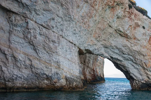 Grottes bleues sur l'île de Zakynthos — Photo