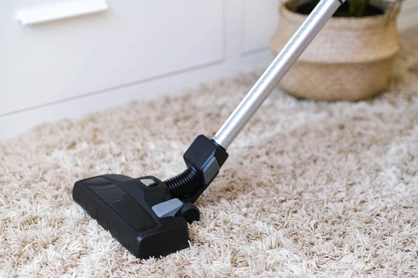 Cordless Vacuum Cleaner Used Clean Carpet Room Housework New Handheld — Stock Photo, Image