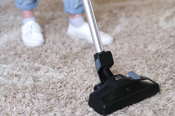 Cordless Vacuum Cleaner Used Clean Carpet Room Housework New Handheld — Stock Photo, Image