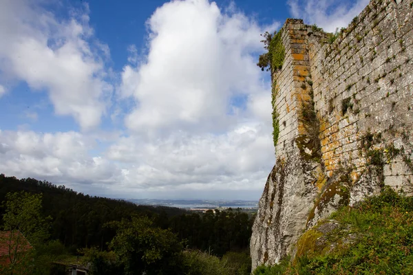 Puentedeume Spain Andrade Castle Давній Середньовічний Замок Збудований 2012 Року — стокове фото