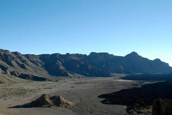 Paesaggio Vulcanico Trovato Sulla Salita Teide Vulcano — Foto Stock
