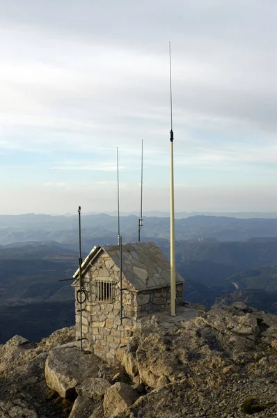 Centro Estudo Meteorológico Topo Montanha — Fotografia de Stock