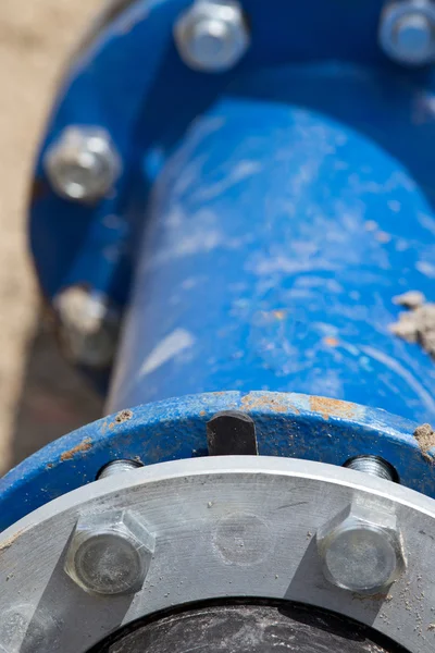 Metal pipe joints — Stock Photo, Image