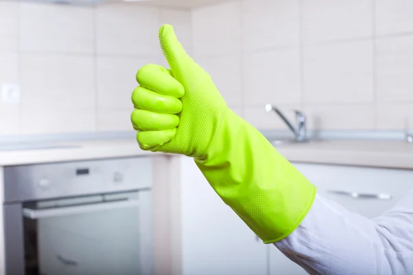Καθαρισμού έννοια κουζινών — Φωτογραφία Αρχείου