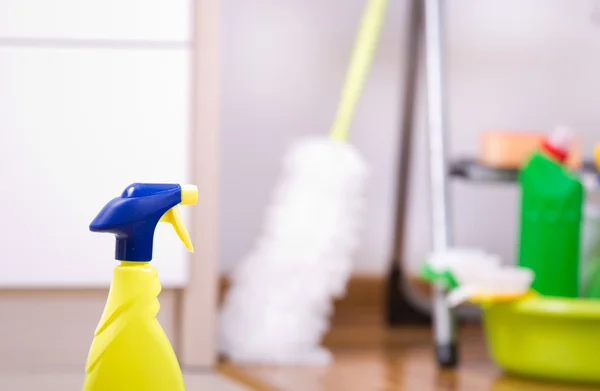 Frasco de spray para limpeza — Fotografia de Stock